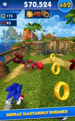 Play Sonic Dash MOD 