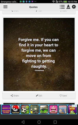 Play APK Sorry Quotes  and enjoy Sorry Quotes with UptoPlay com.nerdpig.SorryQuotes