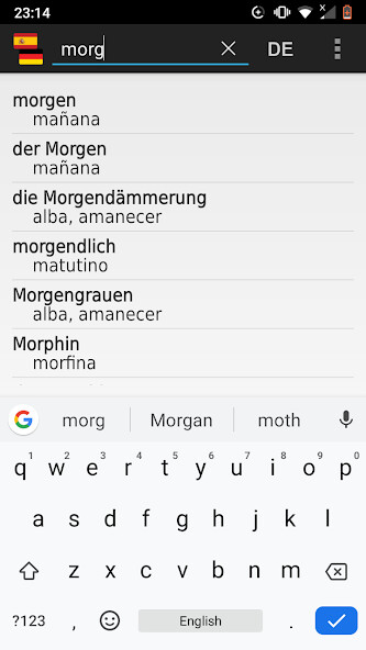 Play APK Spanish - German offline dict.  and enjoy Spanish - German offline dict. with UptoPlay com.dic_o.dico_ger_spa