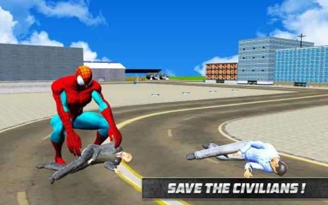 Play Spider Hero in Action: Street Fighting City Battle 