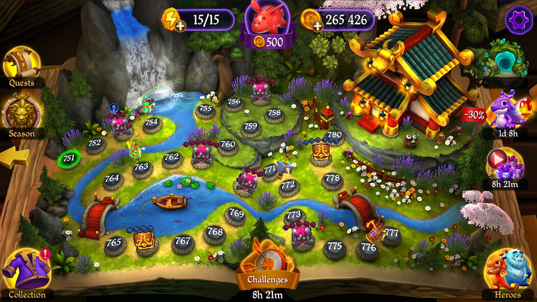 Play APK Story of Alcana: Match 3  and enjoy Story of Alcana: Match 3 with UptoPlay com.YovoGames.magicBook