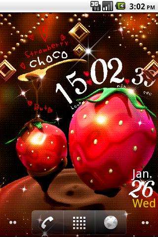 Play APK Strawberry Choco LW Trial  and enjoy Strawberry Choco LW Trial with UptoPlay strawberrychoco_free.livewallpaper