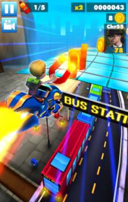 Play Subway multiplayer : rush endless surf 3D PLUS 