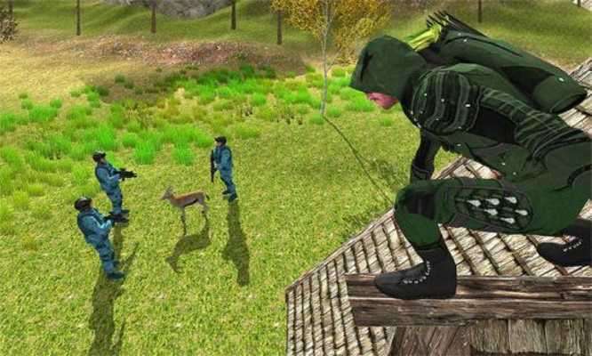Play Super Green Arrow vs Flash: Jungle Survival 
