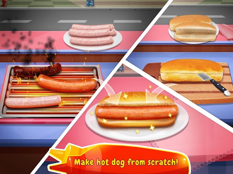 Play APK SUPER Hot Dog Food Truck!  and enjoy SUPER Hot Dog Food Truck! with UptoPlay net.makerlabs.android_hotdogmaker