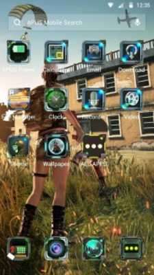 Play Survival Battle APUS Launcher theme 