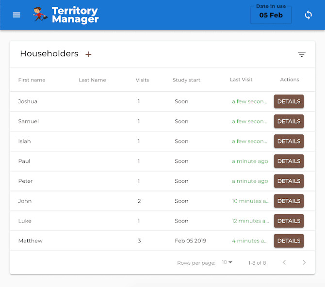 Play APK Territory Manager  and enjoy Territory Manager with UptoPlay it.tonymaces.jwterritory