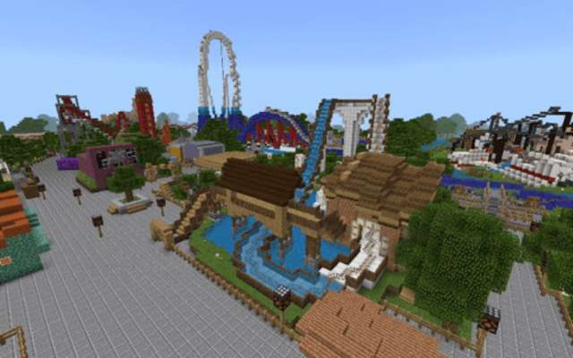 Play Theme Park Mod for Minecraft 