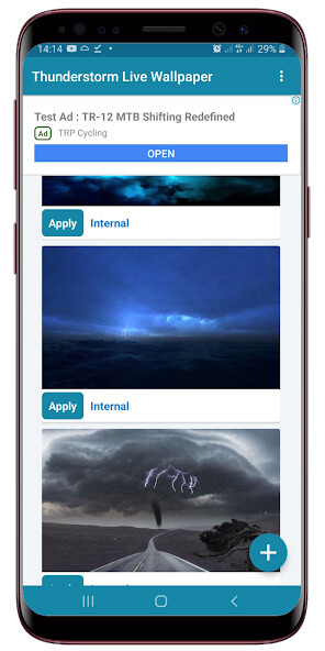 Play Thunderstorm Live Wallpaper 