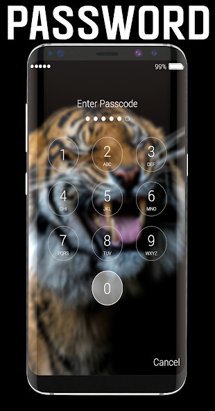 Play APK Tiger lock screen.  and enjoy Tiger lock screen. with UptoPlay com.cosmicmobile.app.tiger_lock_screen