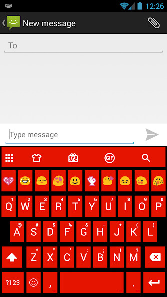 Play APK Tiles Red Emoji Keyboard  and enjoy Tiles Red Emoji Keyboard with UptoPlay com.kkkeyboard.emoji.keyboard.theme.TilesRed