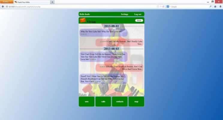Play Track Your Wife's sms 