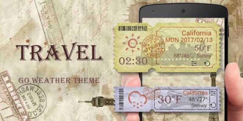 Play Travel. GO Weather EX Theme 