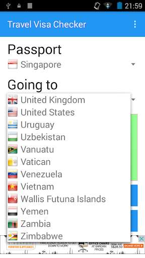 Play APK Travel Visa Checker  and enjoy Travel Visa Checker with UptoPlay com.zqc.visa.req