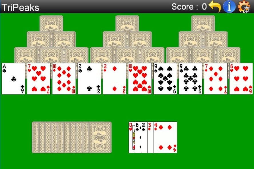 Play APK TriPeaks Solitaire  and enjoy TriPeaks Solitaire with UptoPlay lll.tripeaks.pyramid.solitaire.game