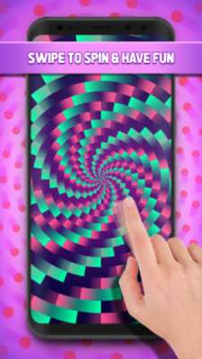Play Trippy Effects Spin Wallpaper App 