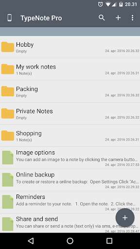 Play APK TypeNote Notepad  and enjoy TypeNote Notepad with UptoPlay com.RH.TypeNote