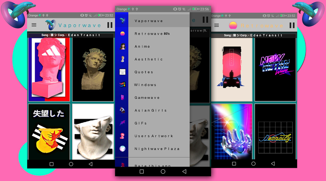 Play Vaporwave wallpapers 