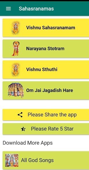 Play APK Vishnu Sahasranamam  and enjoy Vishnu Sahasranamam with UptoPlay com.pwmtech.visnusahasranamam
