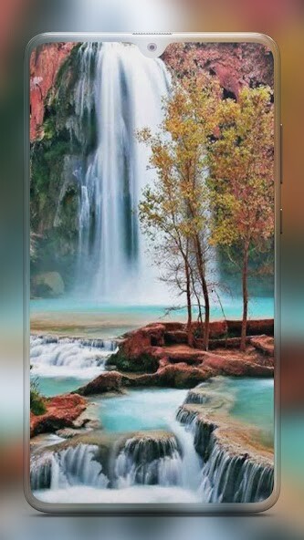 Play APK Waterfall Wallpaper HD  and enjoy Waterfall Wallpaper HD with UptoPlay com.freewps.waterfalllivewallpaperhd