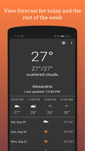 Play Weather forecast 