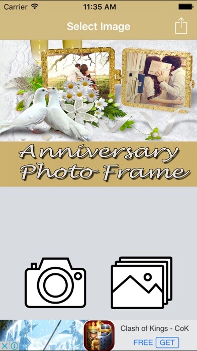 Play APK Wedding Anniversary Photo Frame  and enjoy Wedding Anniversary Photo Frame with UptoPlay com.digitalphotoappzone.weddinganniversary