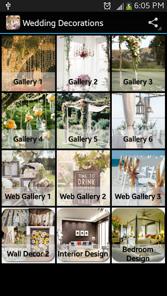 Play APK Wedding Decorations  and enjoy Wedding Decorations with UptoPlay com.Ozuzil.WeddingDecorations.app1