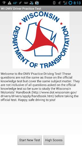 Play APK WI DMV Driver Practice Test  and enjoy WI DMV Driver Practice Test with UptoPlay com.nicusa.DMVDriverTestWI