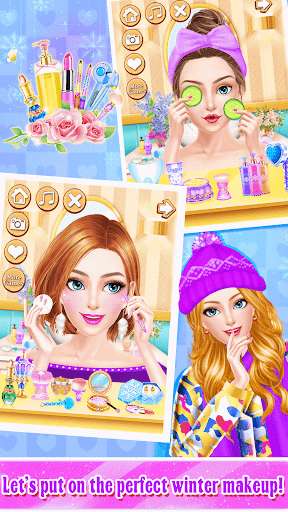 Play APK Winter Fun: Ice Skating Girls  and enjoy Winter Fun: Ice Skating Girls with UptoPlay com.make_up_inc.android_bfficeskategirls
