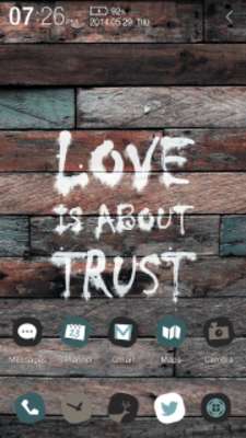 Play Wooden LOVE Atom theme Play Wooden LOVE Atom theme
