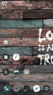 Play Wooden LOVE Atom theme Play Wooden LOVE Atom theme