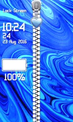 Play Zipper Lock Screen – Abstract 