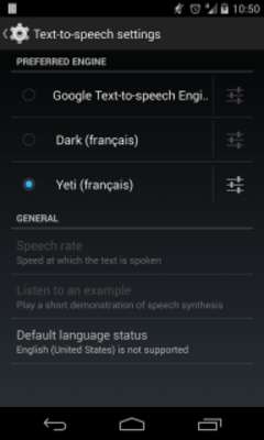 Play Yéti voice (French) 