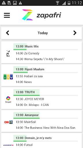 Play APK Zapafri - TV Guide  and enjoy Zapafri - TV Guide with UptoPlay com.ionicframework.zapafriionic172693