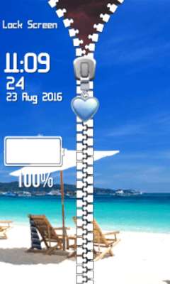 Play Zipper Lock Screen – Sea Play Zipper Lock Screen – Sea
