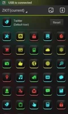 Play ZKIT GO Launcher Theme 