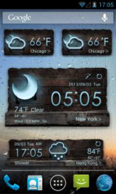 Play Z-Neon Free Theme GO Weather 