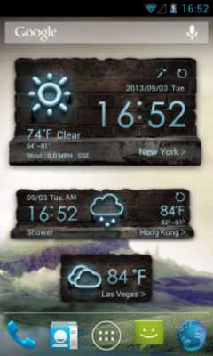 Play Z-Neon Free Theme GO Weather 