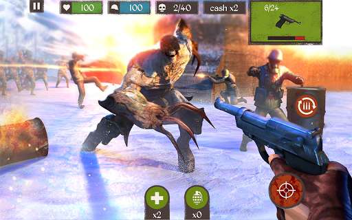Zombie Call: Trigger 3D First Person Shooter Game online game with UptoPlay