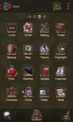 Play Zombie Night GOLauncher EX Theme 