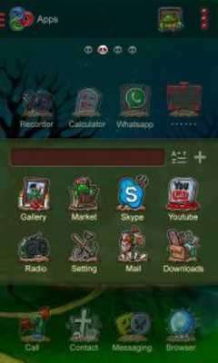 Play Zombie Night GOLauncher EX Theme 