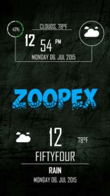 Play Zoopex for Zooper Widget Play Zoopex for Zooper Widget