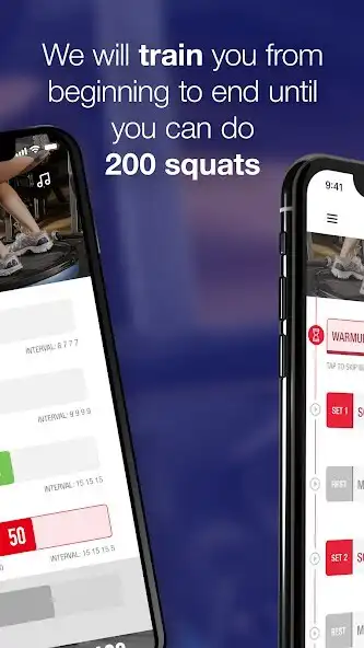 Play 0-200 Squats Legs Trainer as an online game 0-200 Squats Legs Trainer with UptoPlay