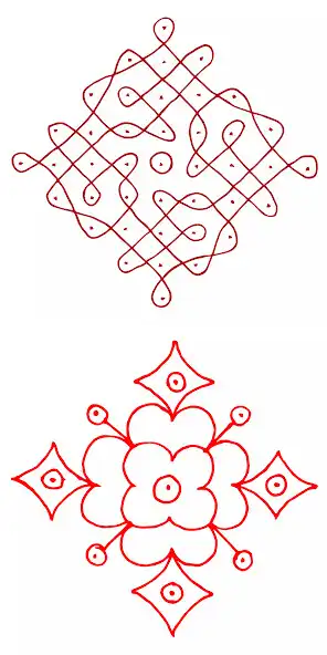 Play 1000+ Dotted Rangoli Designs  and enjoy 1000+ Dotted Rangoli Designs with UptoPlay