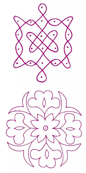 Play 1000+ Dotted Rangoli Designs as an online game 1000+ Dotted Rangoli Designs with UptoPlay