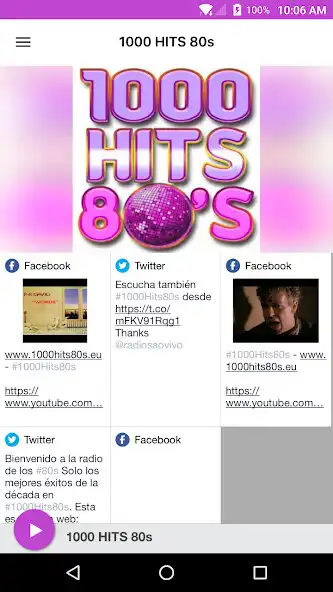 Play 1000 HITS 80s  and enjoy 1000 HITS 80s with UptoPlay