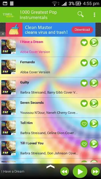 Play APK 1000 Pop Songs Instrumentals  and enjoy 1000 Pop Songs Instrumentals with UptoPlay com.mobify.timesmusic.greatest_pop_instrumentals