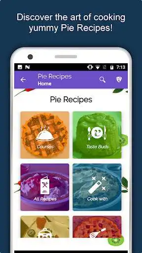 Play 100+ Amazing Pie Recipes Offline: Homemade Dessert as an online game 100+ Amazing Pie Recipes Offline: Homemade Dessert with UptoPlay