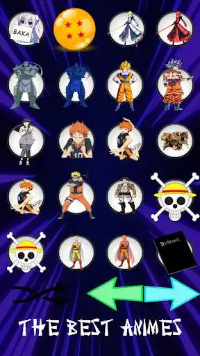 Play 100 Anime Buttons as an online game 100 Anime Buttons with UptoPlay