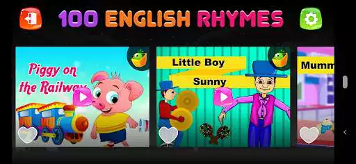 Play 100 English Nursery Rhymes  and enjoy 100 English Nursery Rhymes with UptoPlay